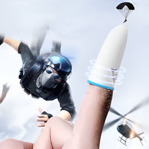 Manchons respirants pour doigts, 2 pièces, gants de jeu anti-transpiration, protège-doigts pour jeux mobiles, modèle P82F