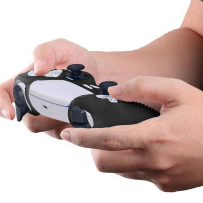 Silicone gamepad case, non-slip grip, precise hole positioning cover, scratch-resistant, protective cover for PS5 controller