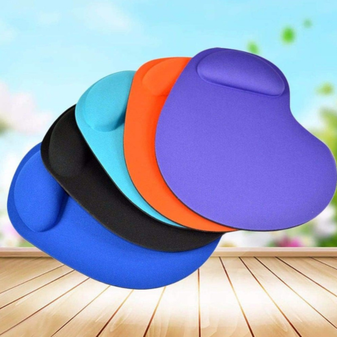 Tapis de souris confortable avec repose-poignet, protection épaisse pour bureau, doux et géométrique, pour ordinateur portable, notebook, tapis de jeu