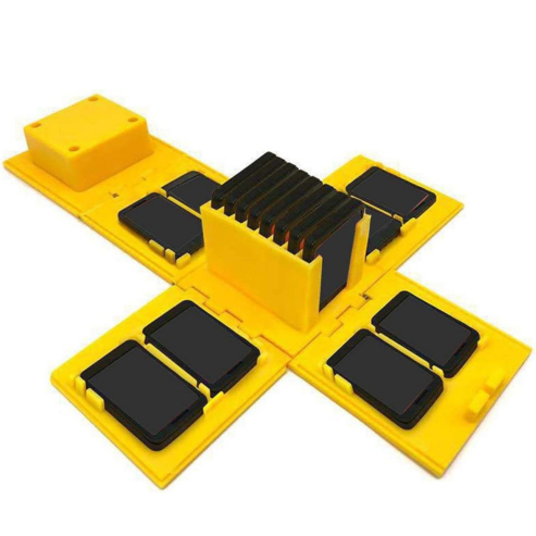 Boîte de cube de cartes de jeu pliable à 16 emplacements, boîte de collecte portable pour Switch/Switch Lite/OLED, rangement de cartes de jeu