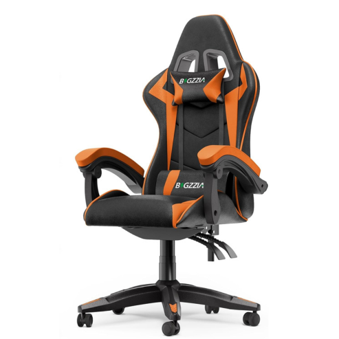 Dowinx – Ergonomic PU leather gaming chair, reclining office chair with powerful lumbar support, ideal for esports and computer use